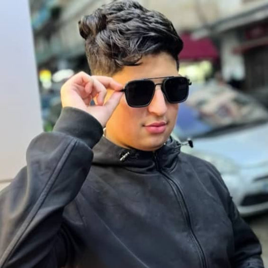 🕶 maybachنظارات شمسية رجالية أنيقة+ علبة ومنظف مجاني